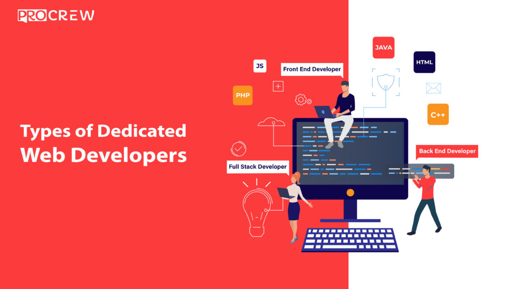 Types of Dedicated Web Developers